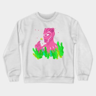 T'challa Pink Panther Crewneck Sweatshirt